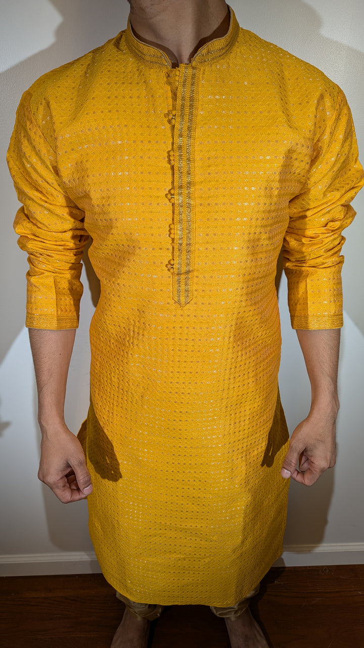 Yellow Fancy Kurta