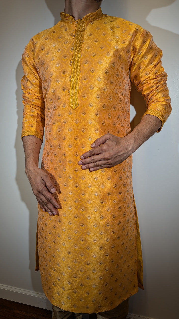 Light Yellow Fancy Kurta