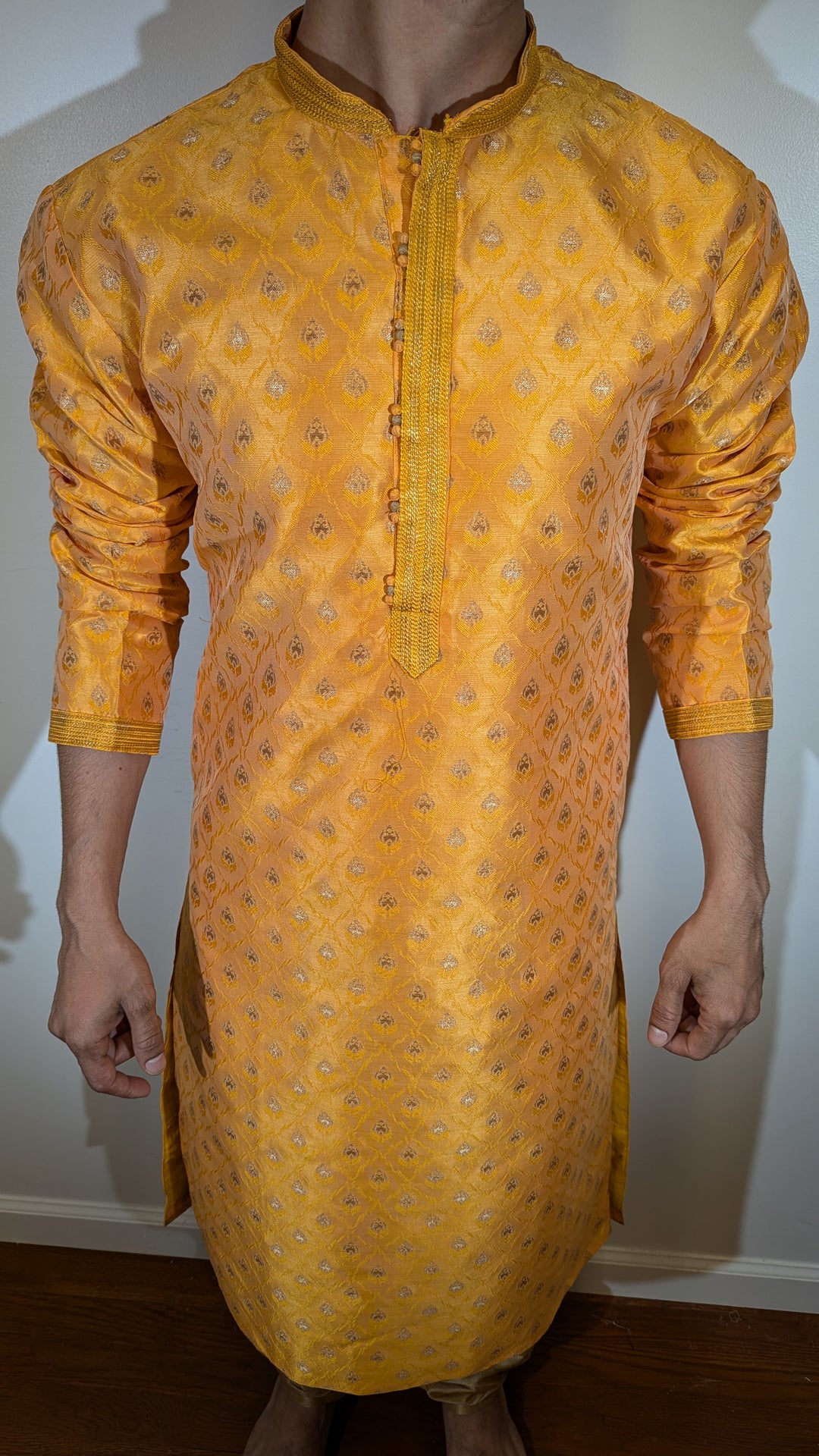 Light Yellow Fancy Kurta