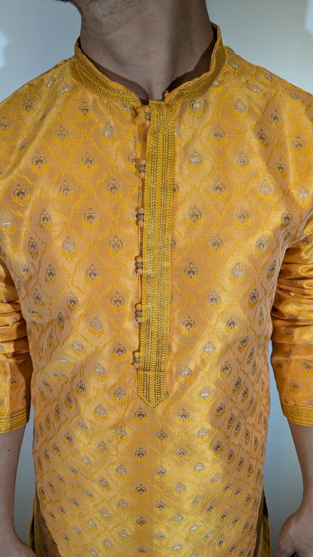 Light Yellow Fancy Kurta