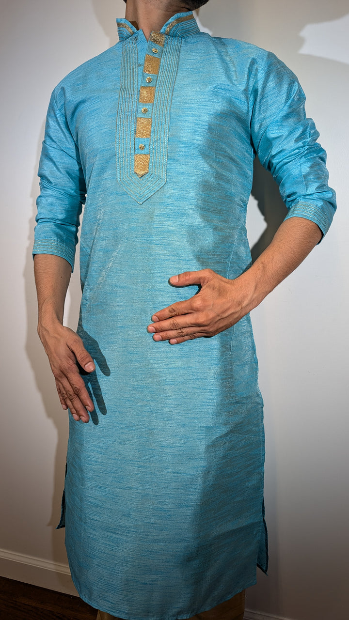 Light Blue Fancy Kurta