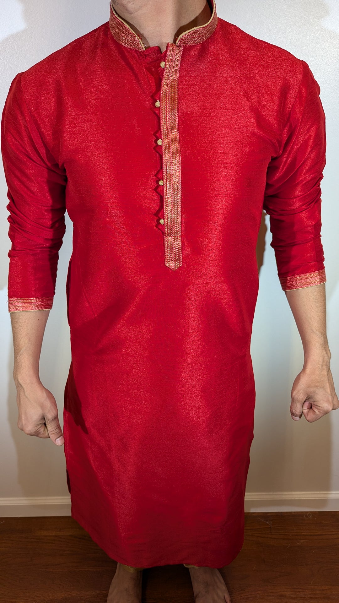 Red Fancy Kurta