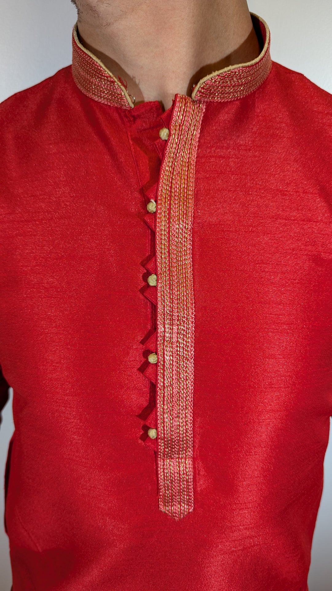 Red Fancy Kurta