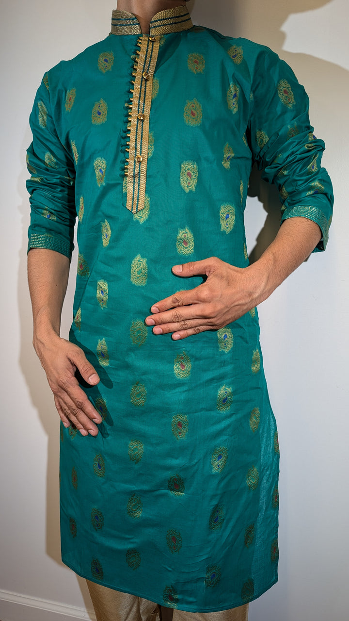 Dark Green Fancy Kurta