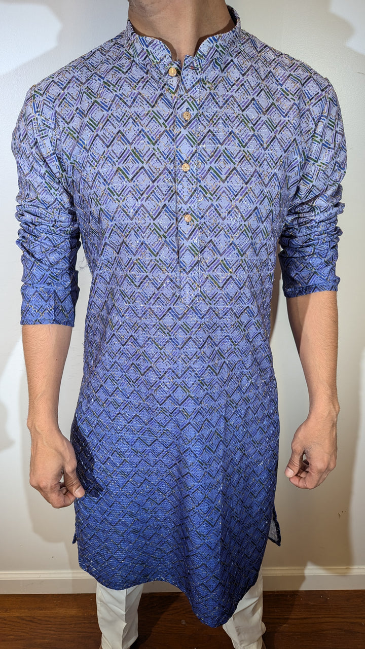 Multi Iris Fancy Kurta