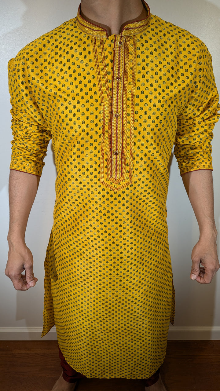 Yellow Fancy Kurta