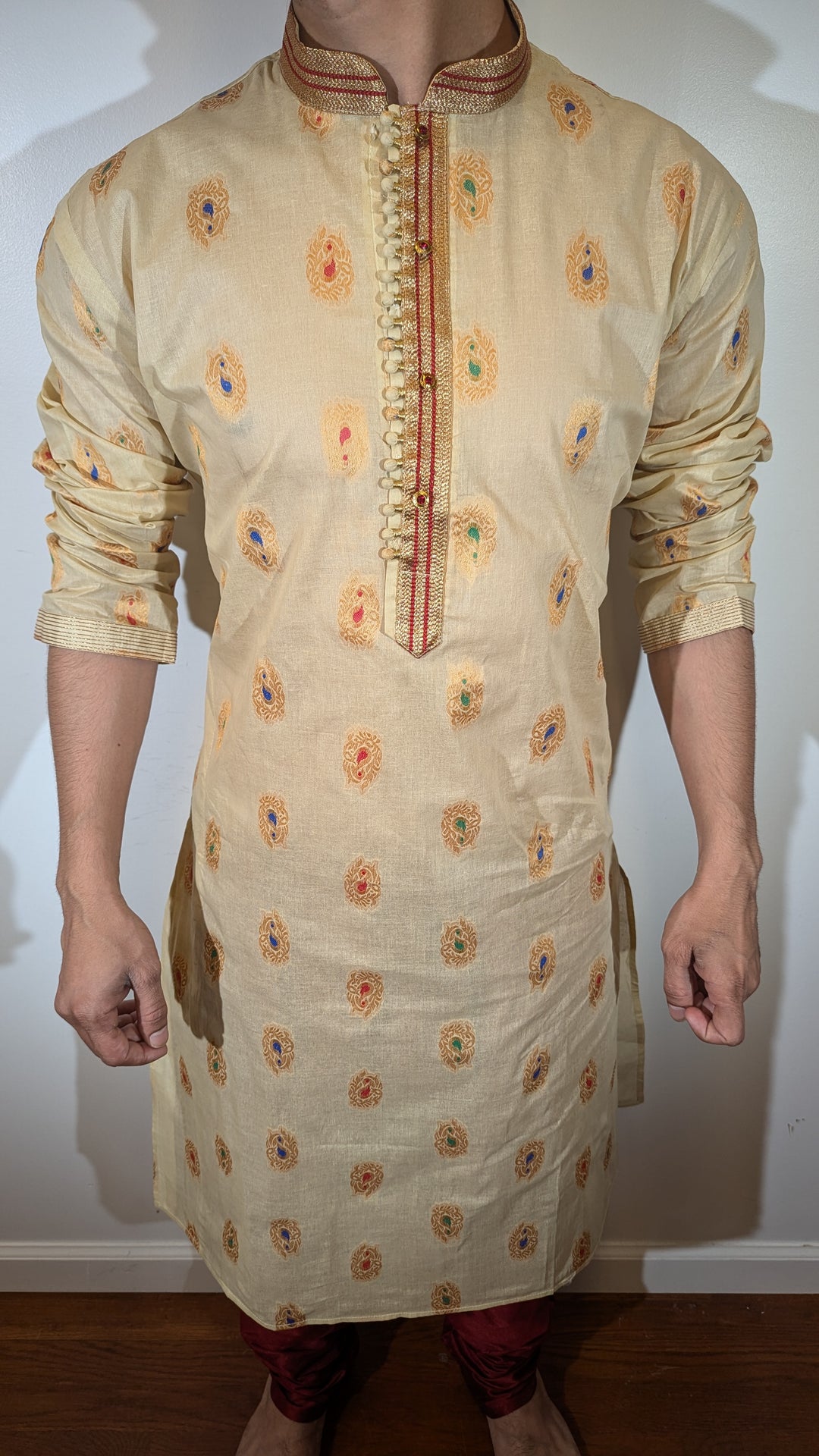 Cream Fancy Kurta