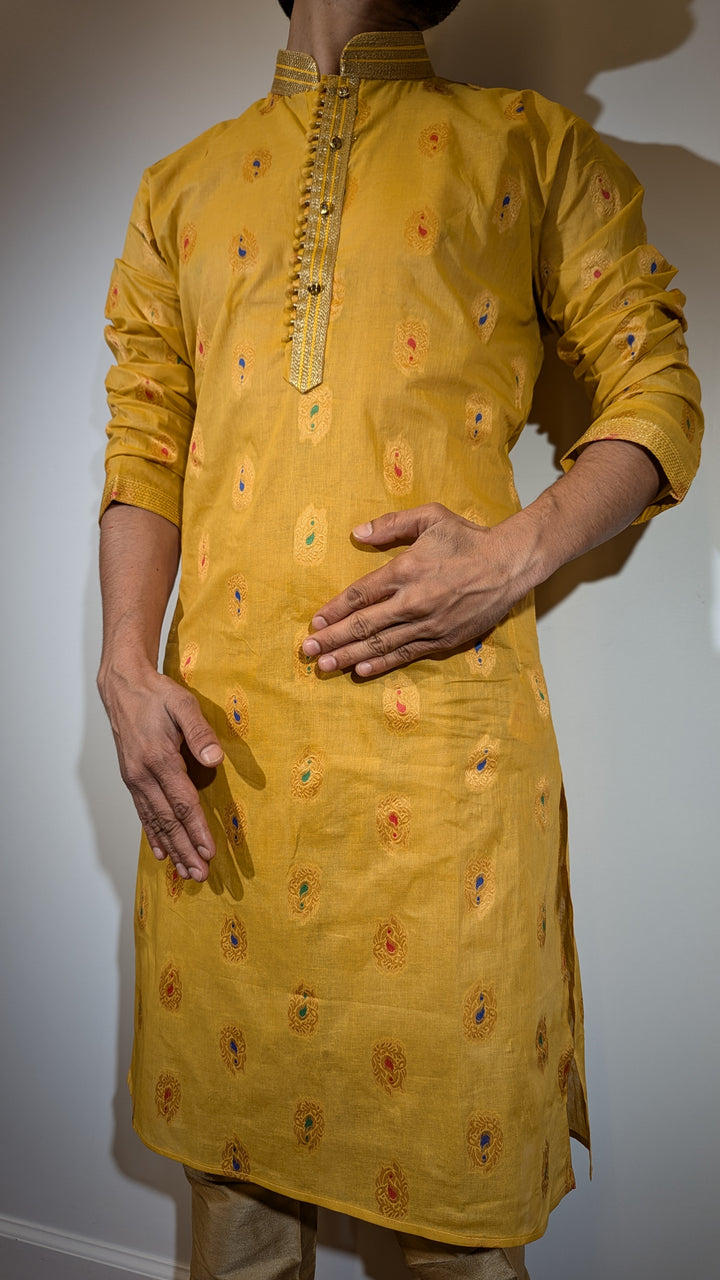 Yellow Fancy Kurta