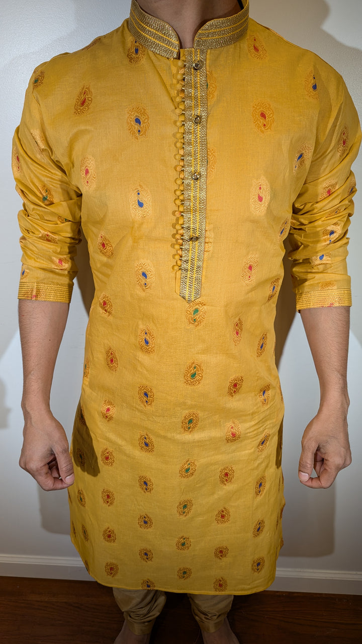 Yellow Fancy Kurta