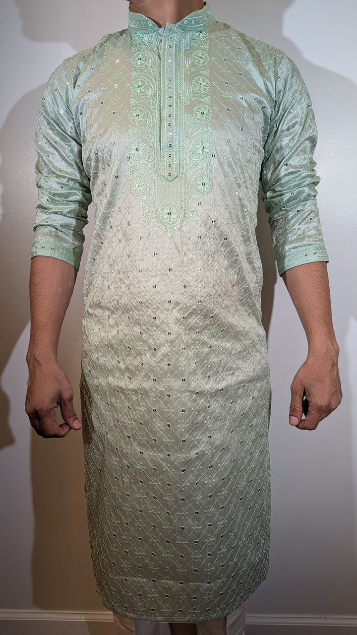 Seafoam Fancy Kurta