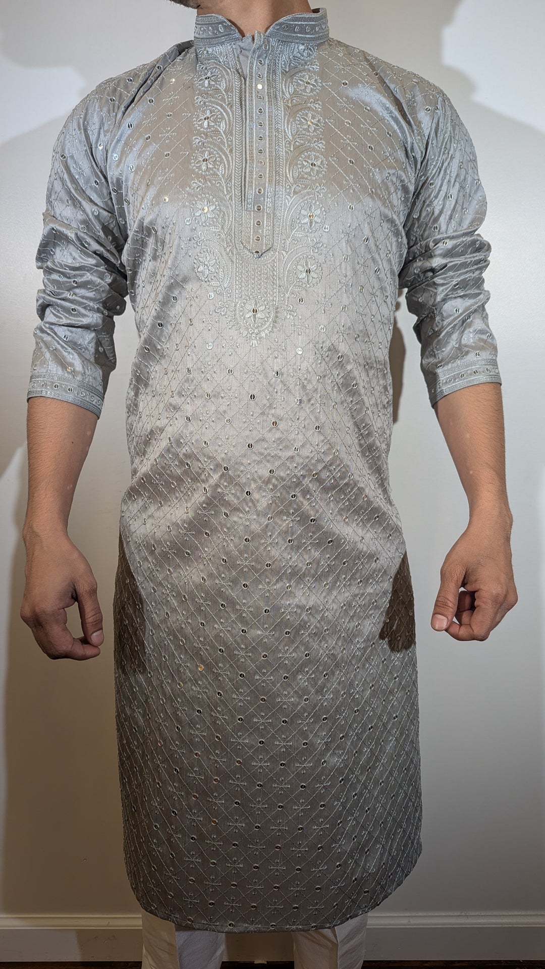 Grey Fancy Kurta