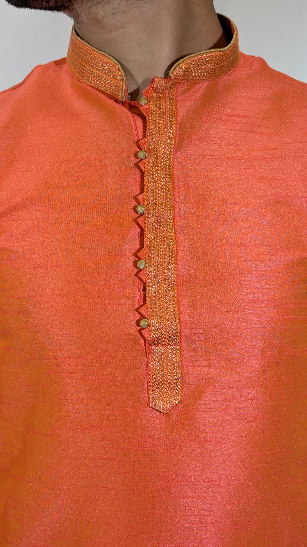 Orange Fancy Kurta