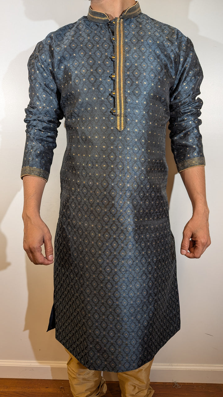 Dark Grey Fancy Kurta