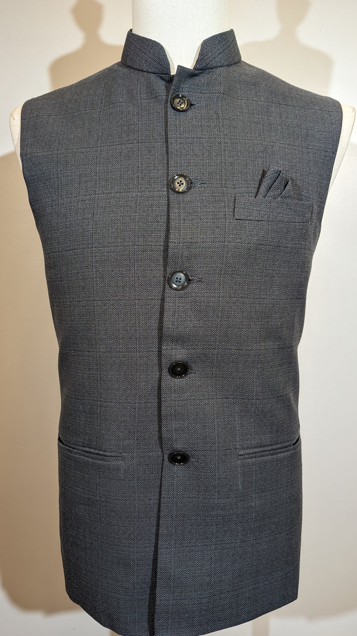 Light Charcoal  Plain Vest