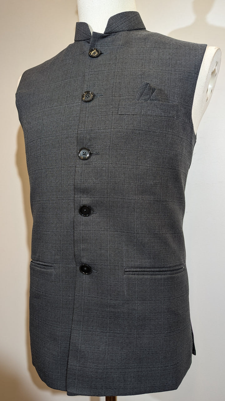 Light Charcoal  Plain Vest