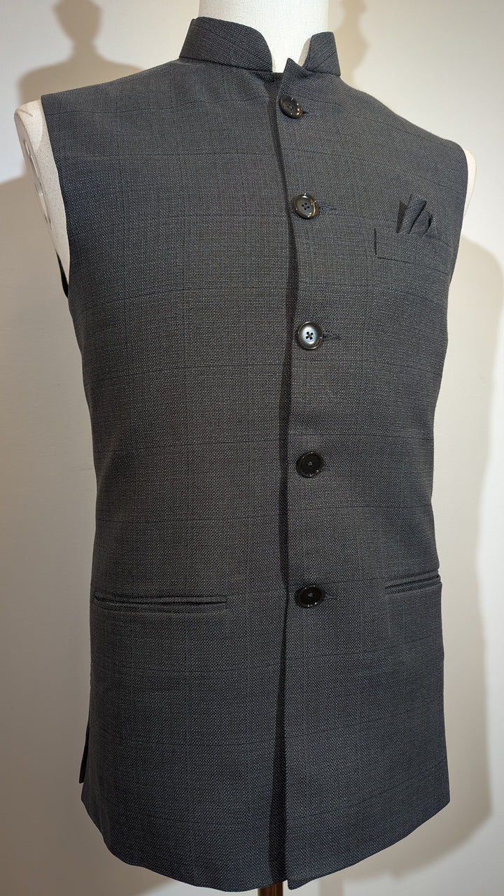 Light Charcoal  Plain Vest