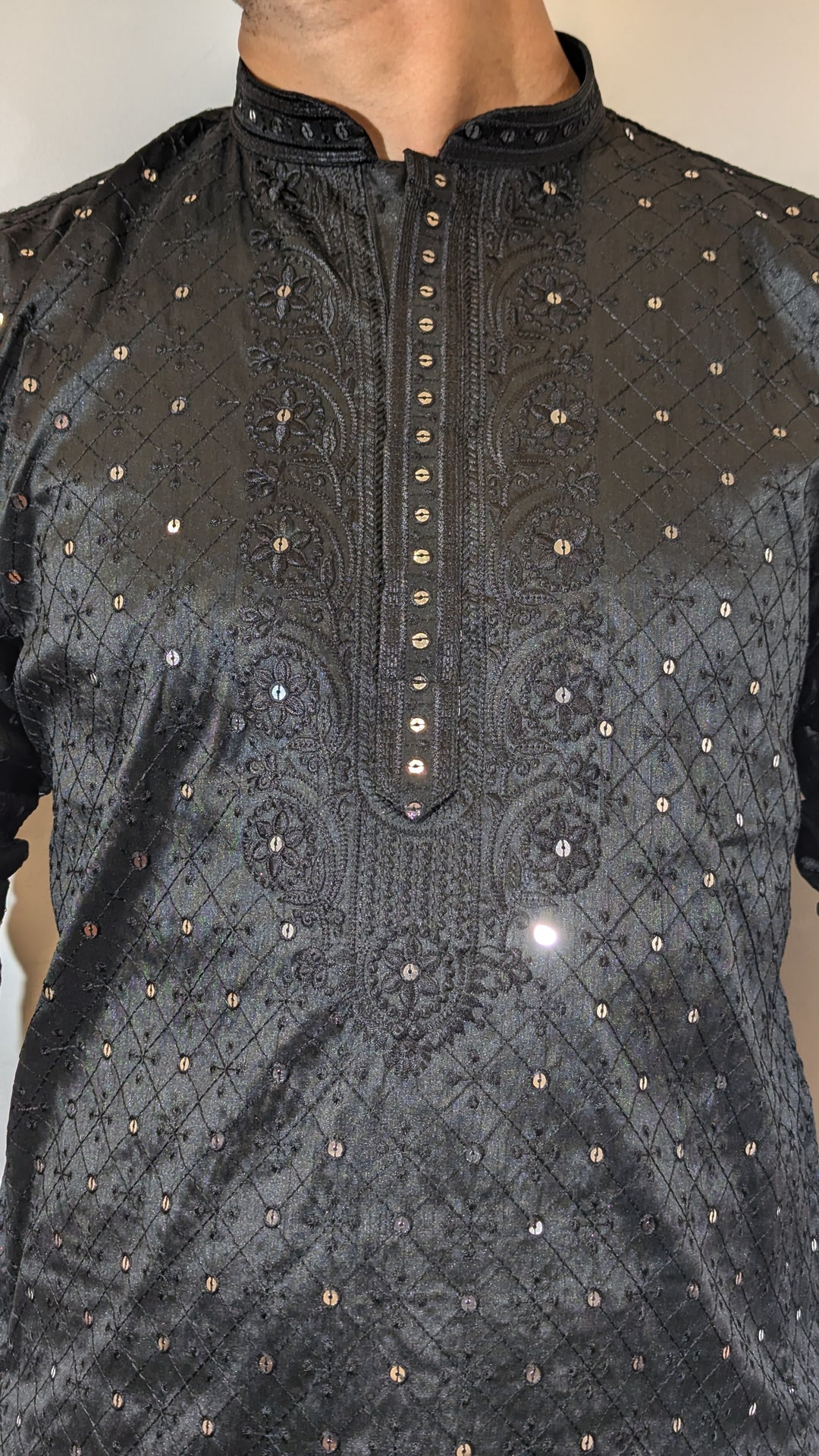 Black Fancy Kurta