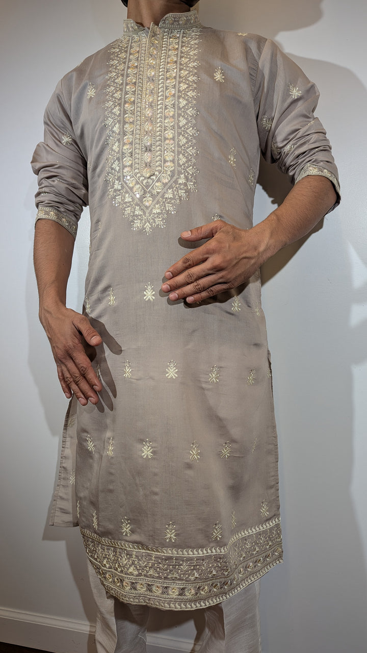 Mint Purple Fancy Kurta