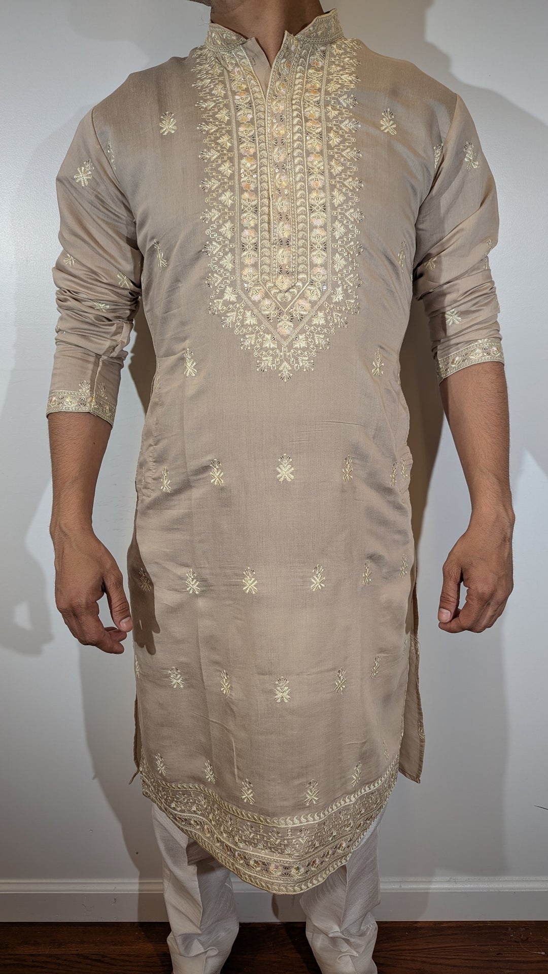 Cream Fancy kurta