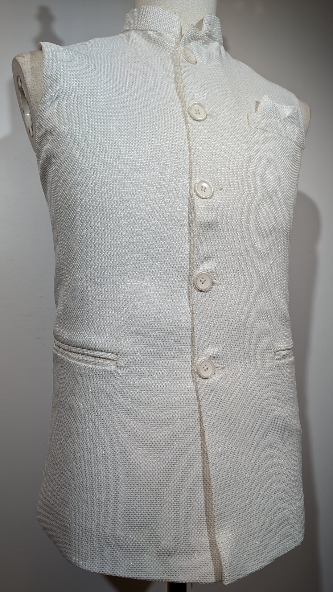 White Fancy Vest