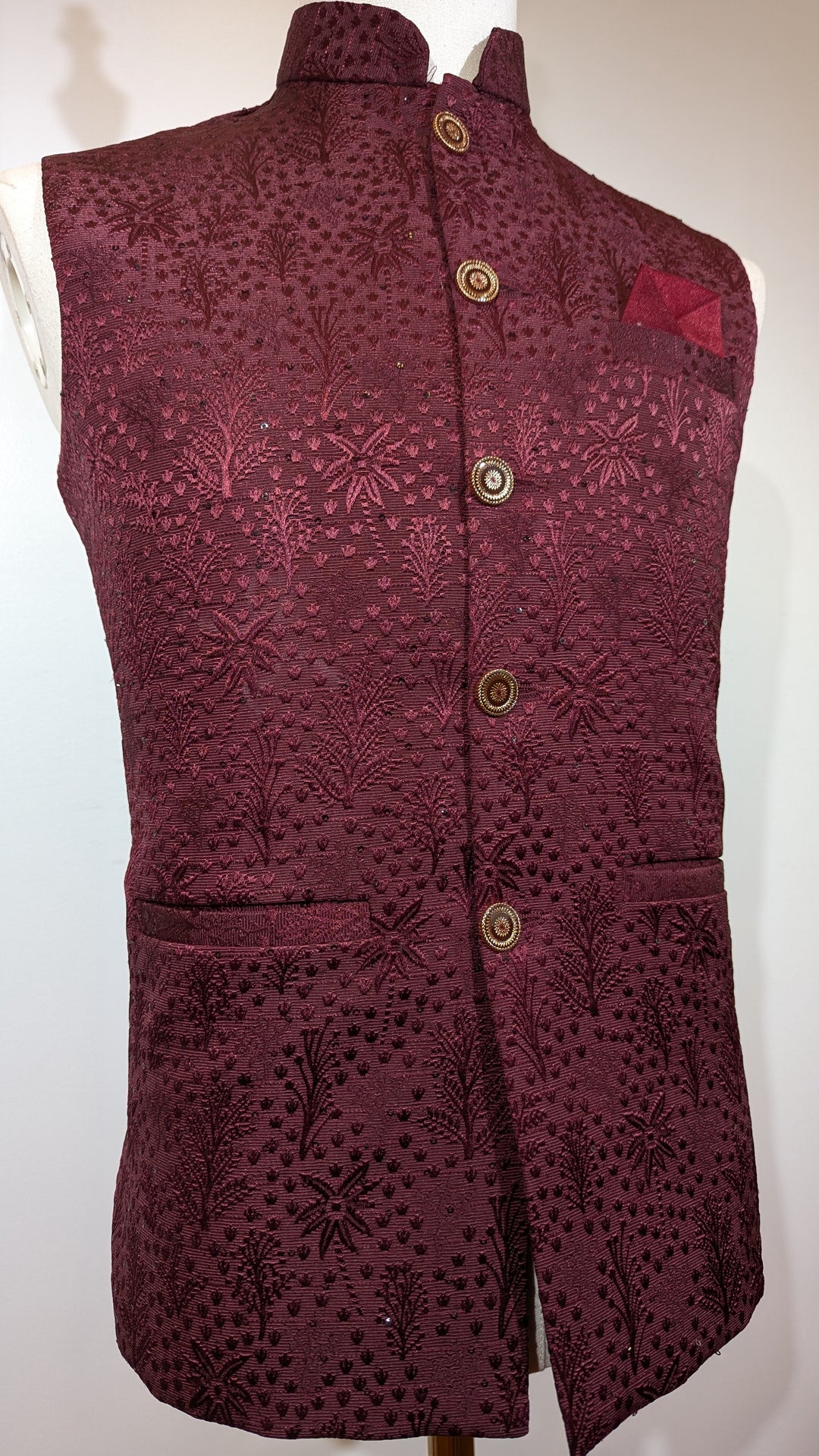 Marron designer Vest