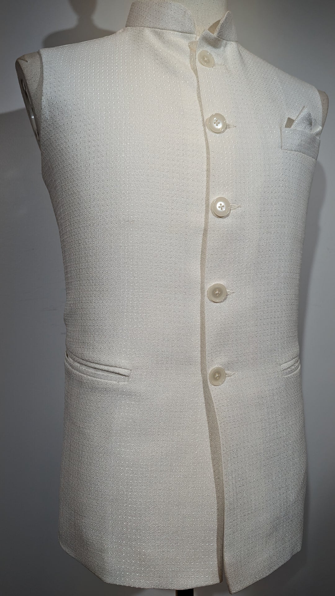 White Fancy Vest