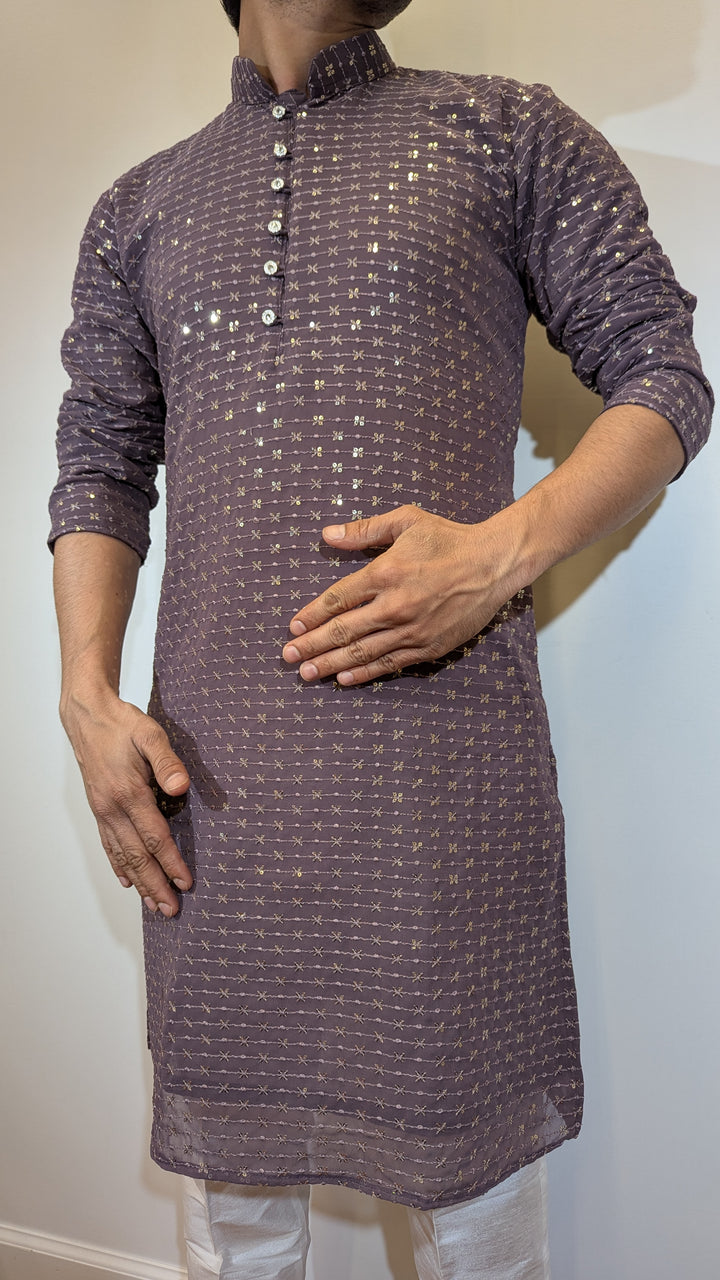 Purple Fancy Kurta