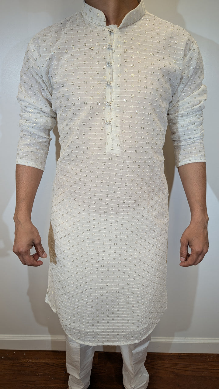 White Fancy Kurta