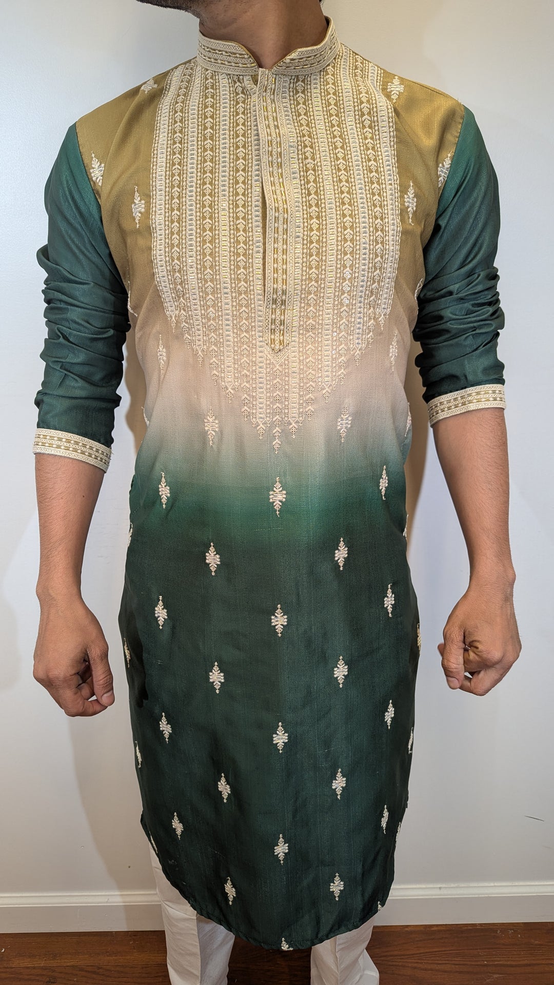 Green Shades Fancy Kurta