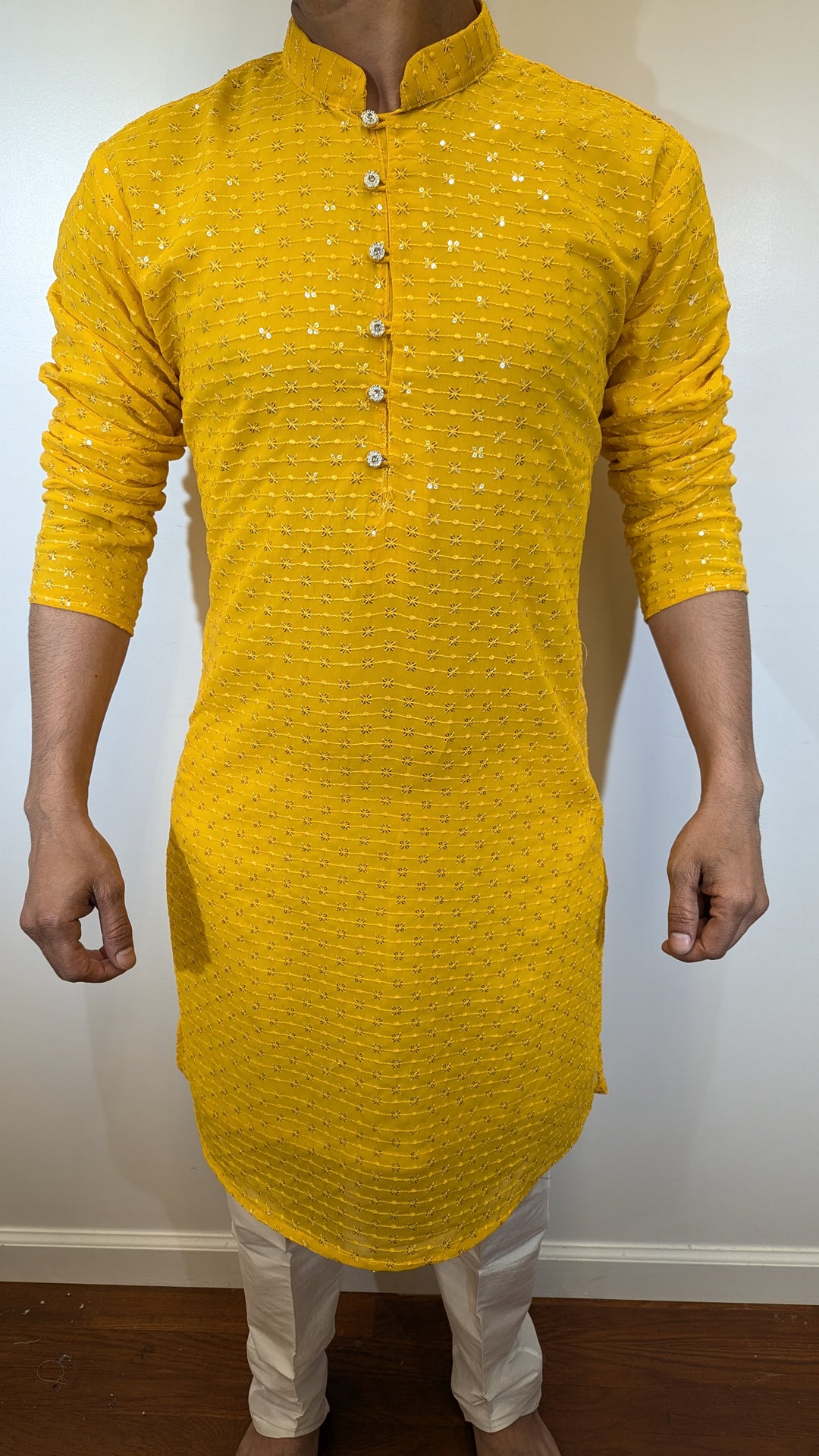 Yellow Fancy Kurta