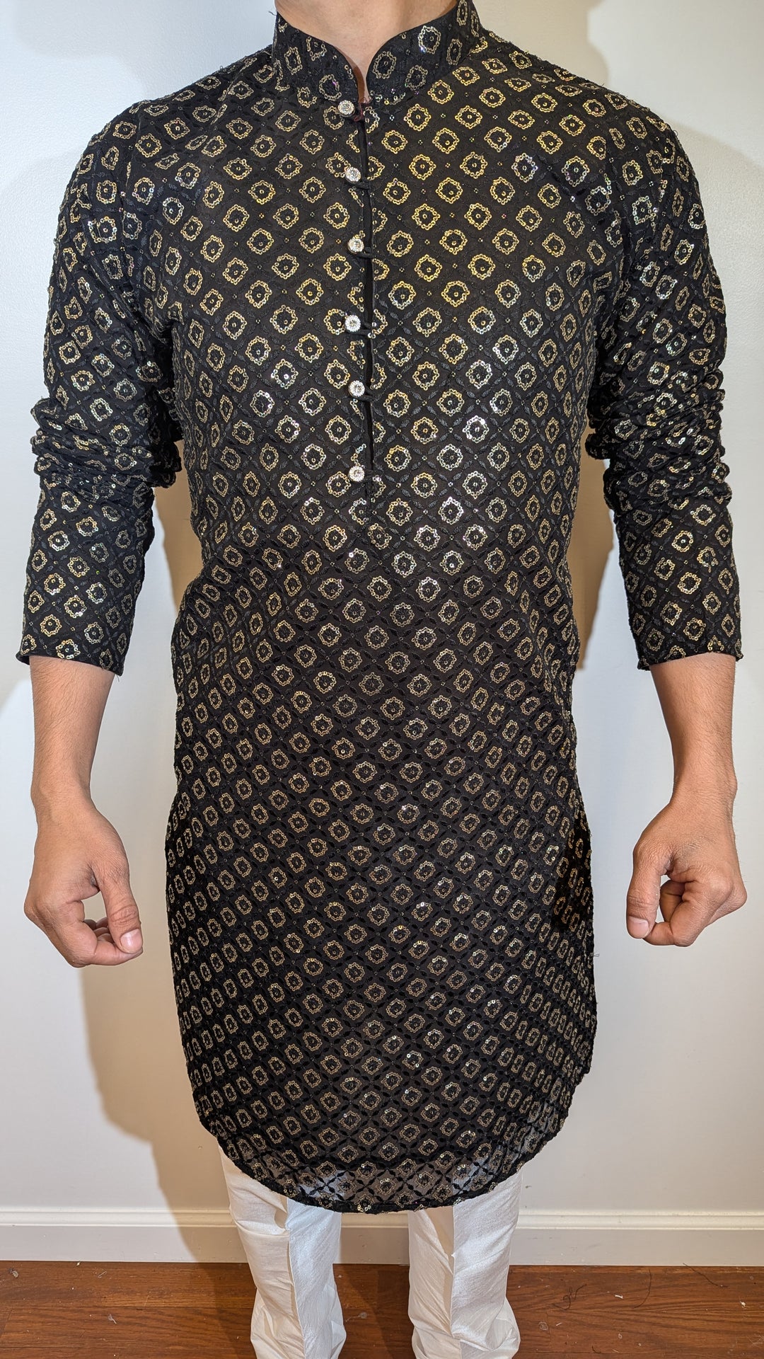 Black Fancy Kurta