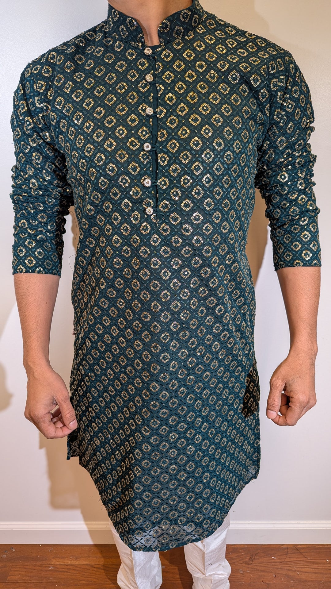 Dark Green Fancy Kurta