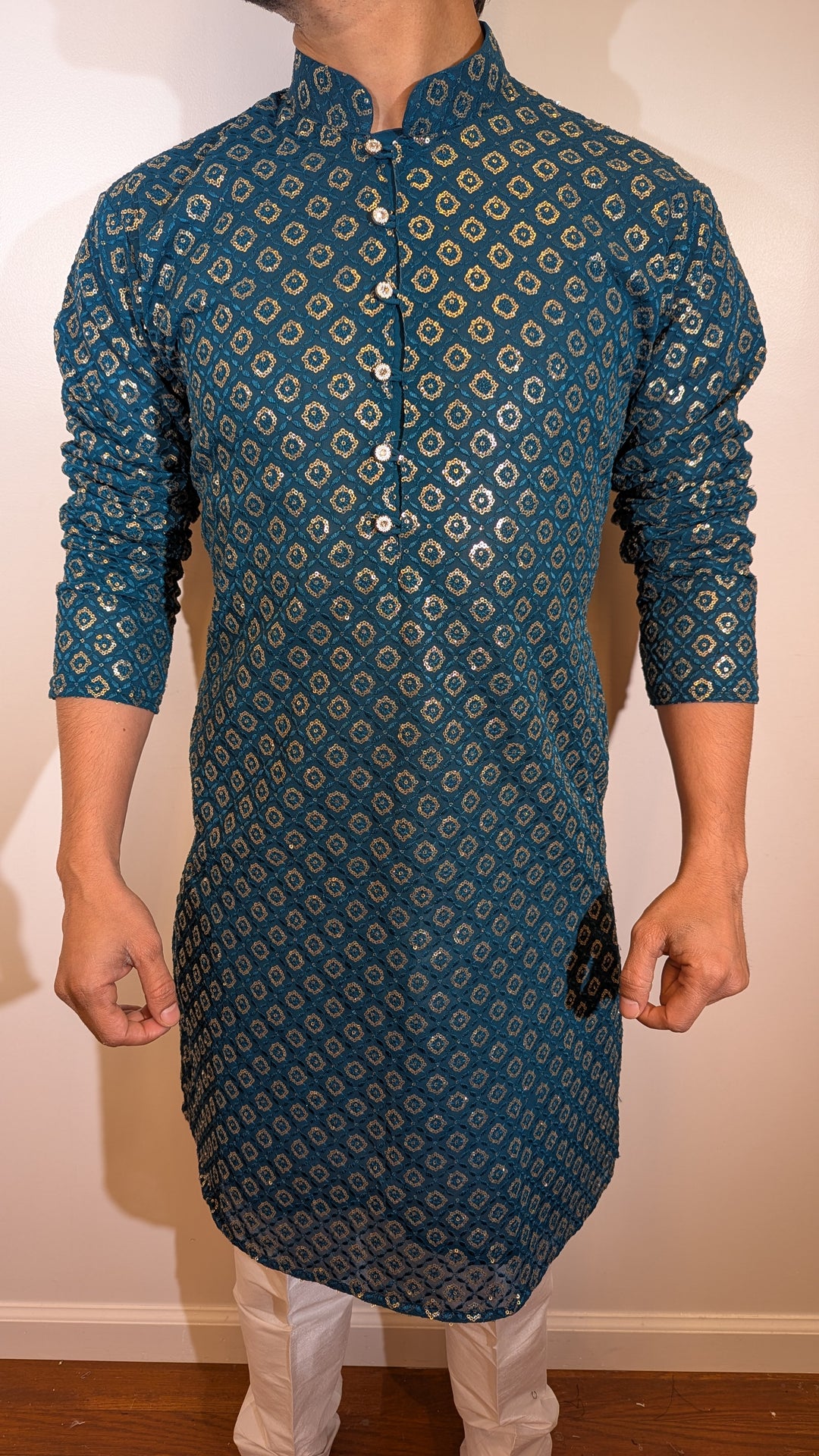 Teal Green Fancy Kurta