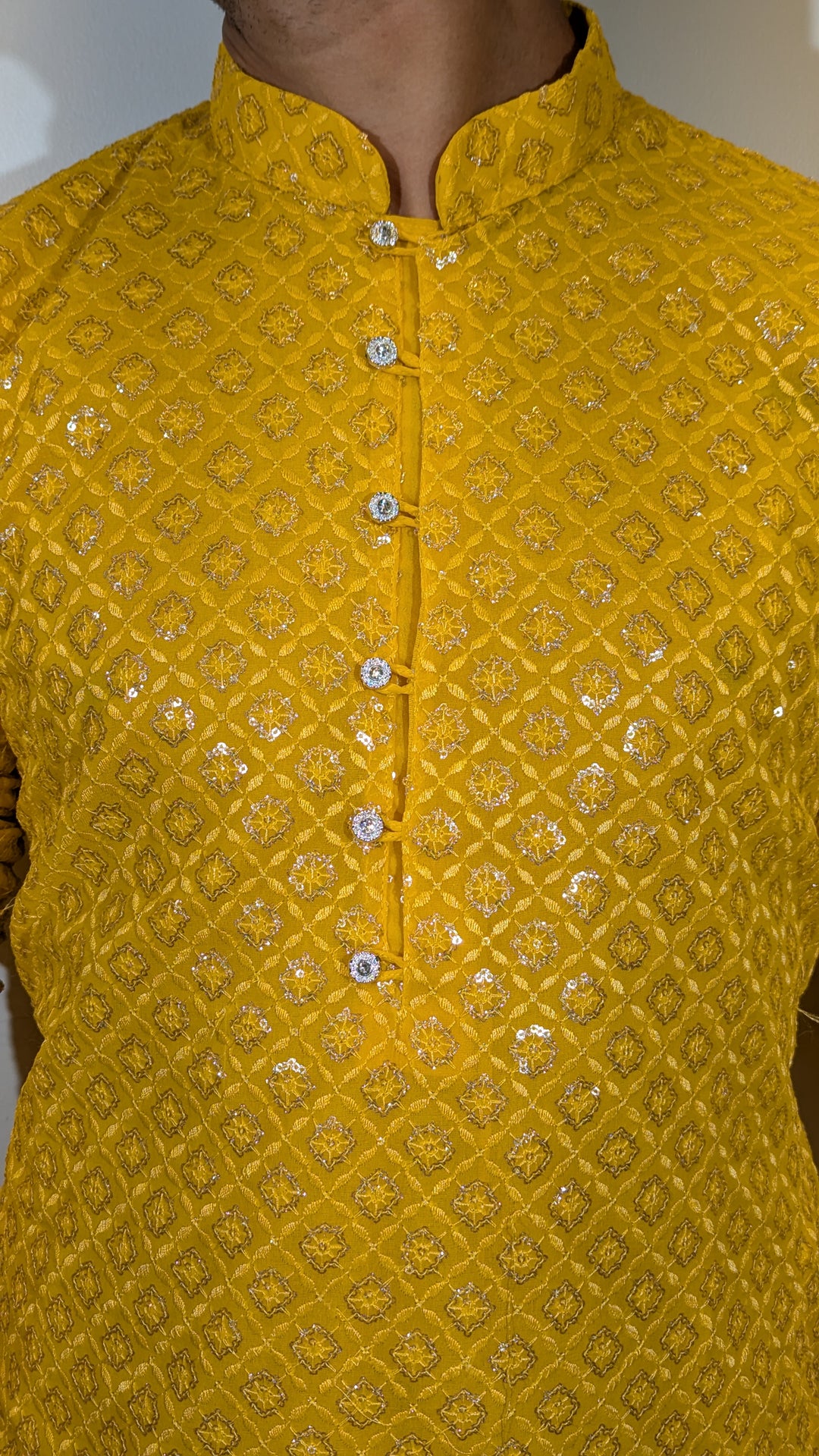 Yellow Fancy Kurta