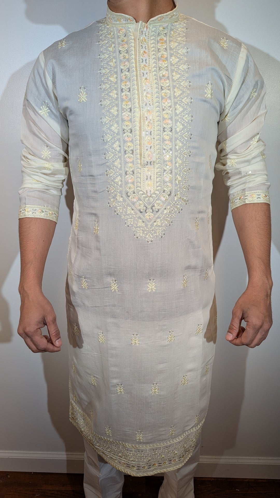 Cream Fancy Kurta