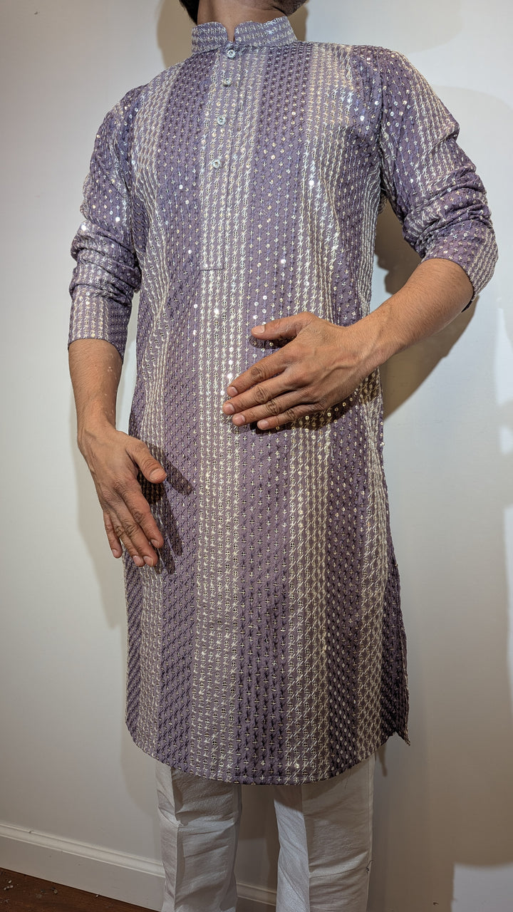 Light Purple Fancy Kurta