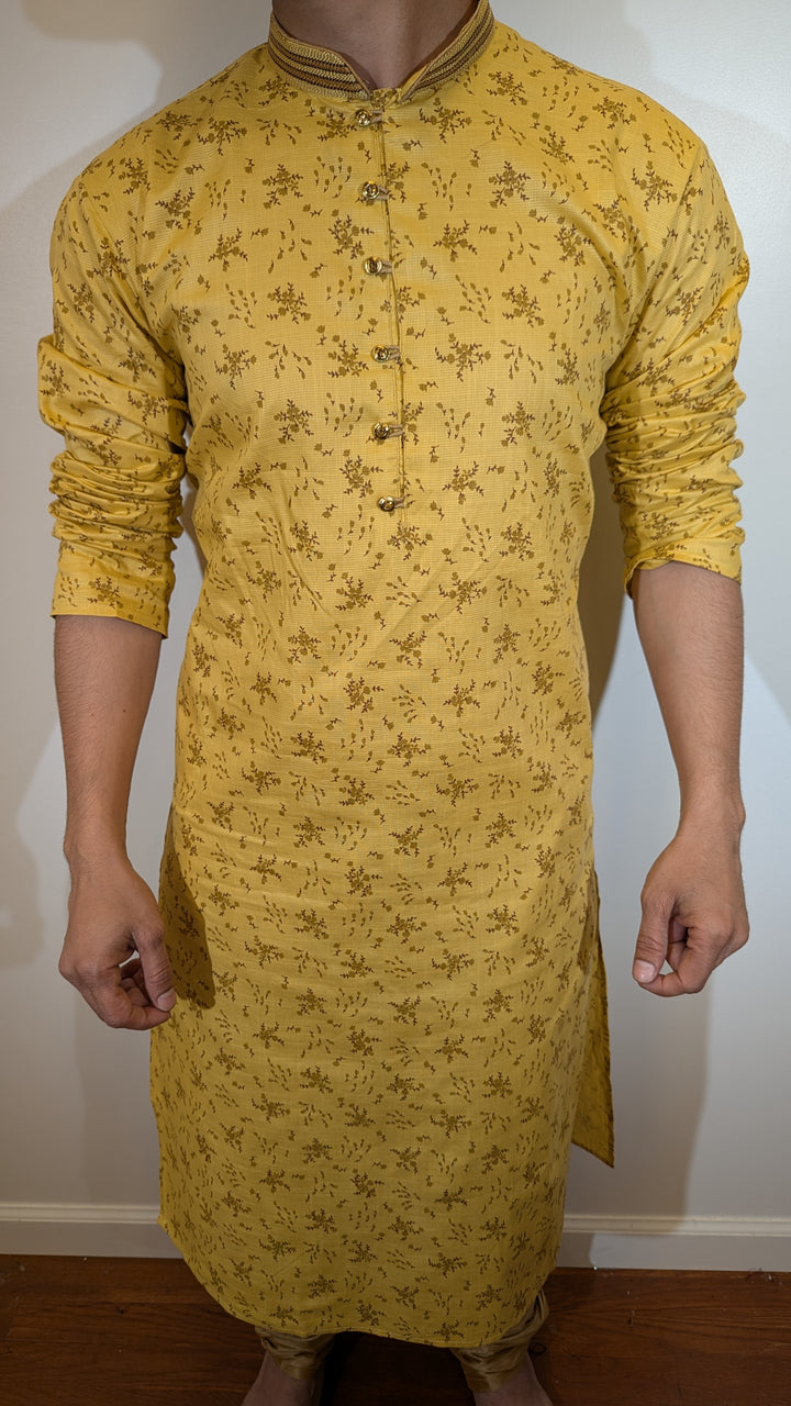 Mustard Fancy Kurta