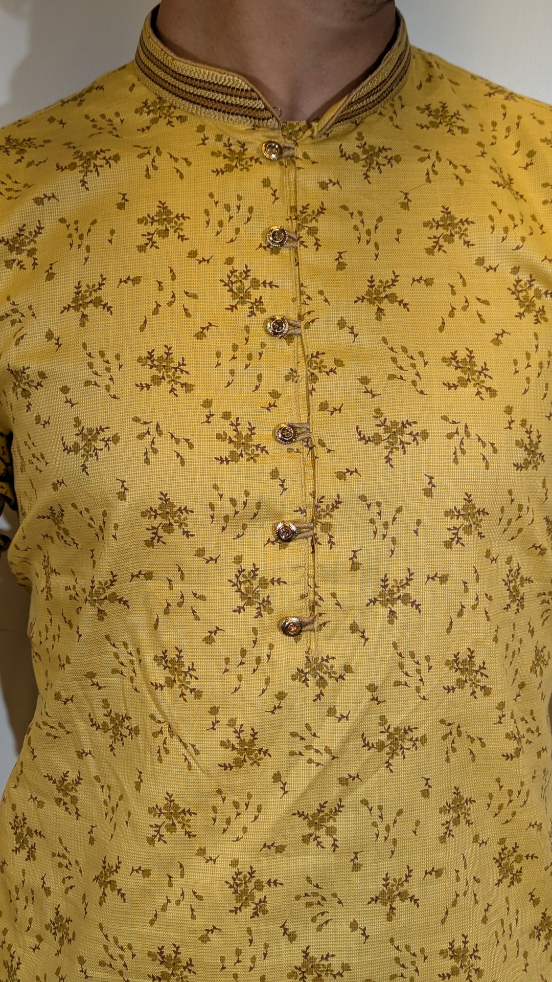 Mustard Fancy Kurta