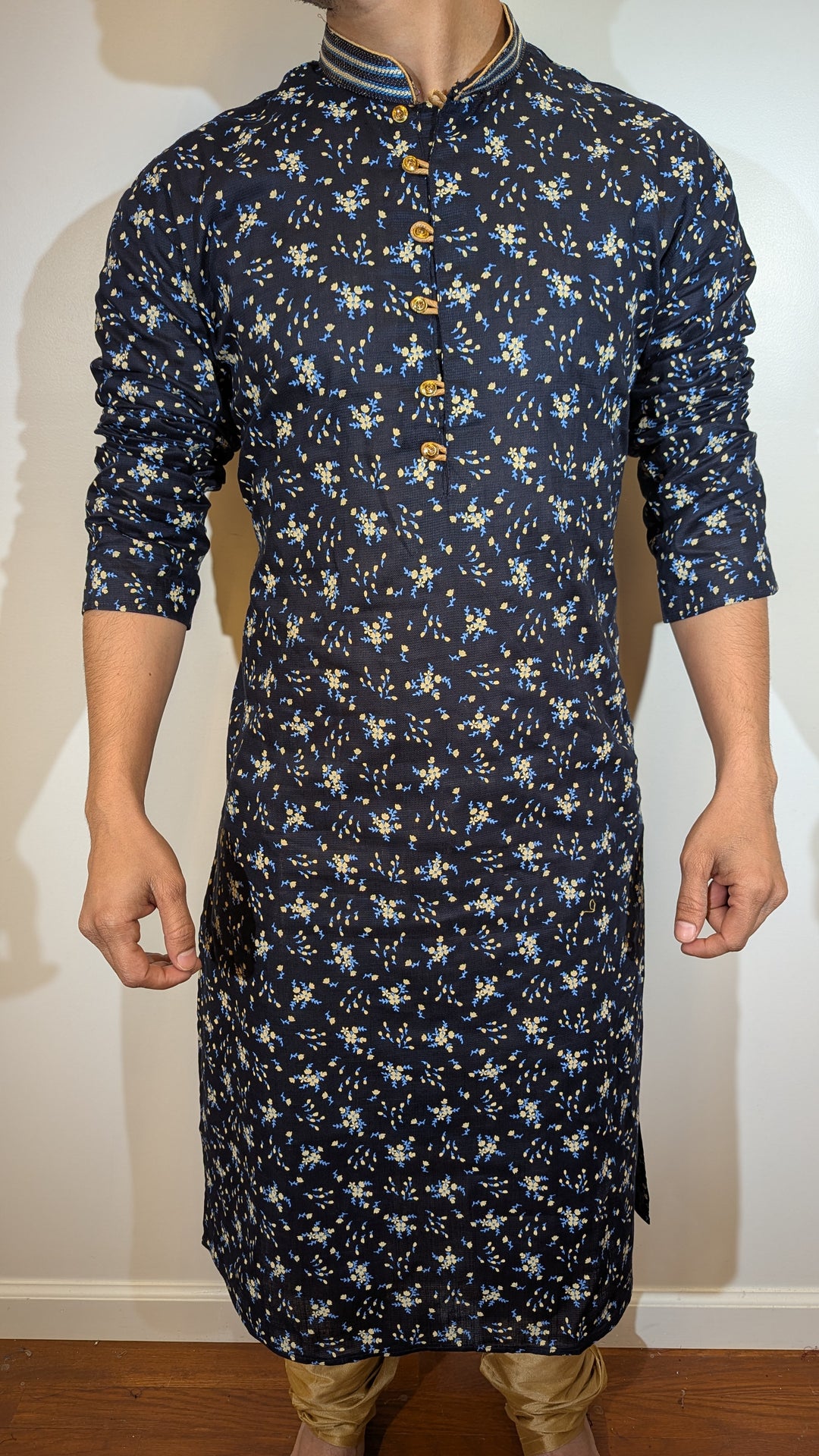 Navy Blue Fancy Kurta