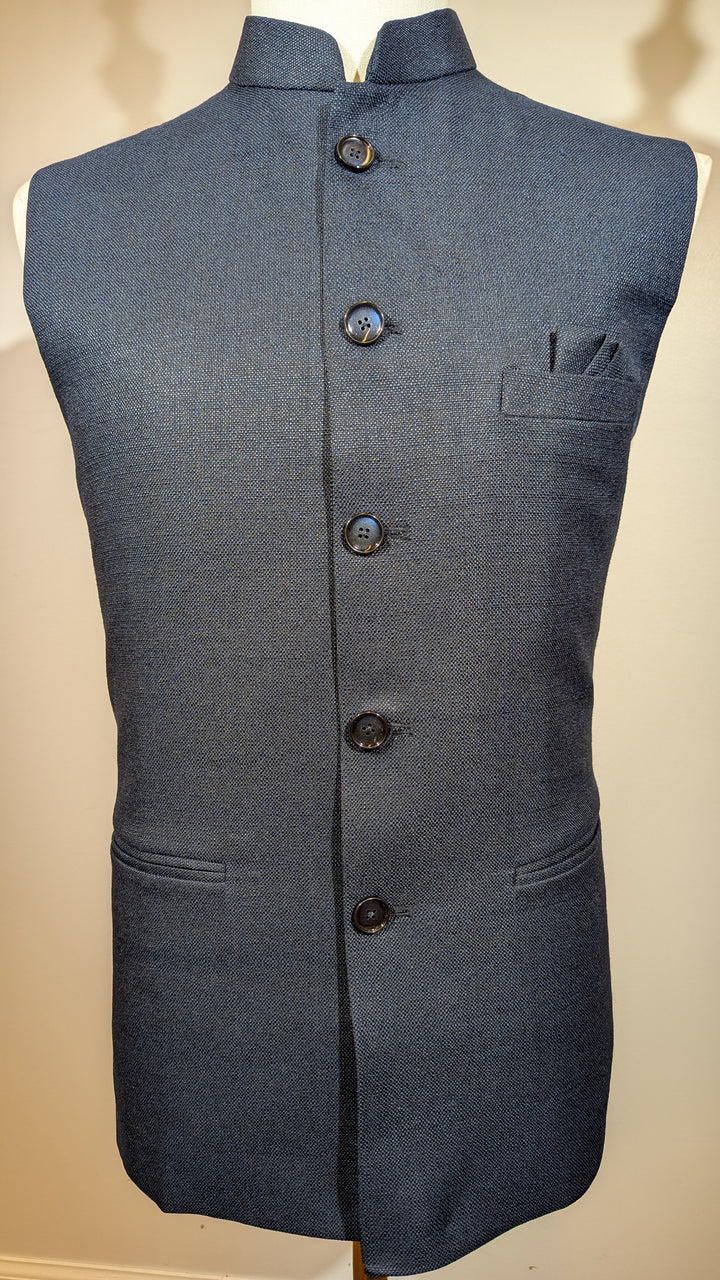 Navy Blue Fancy Vest