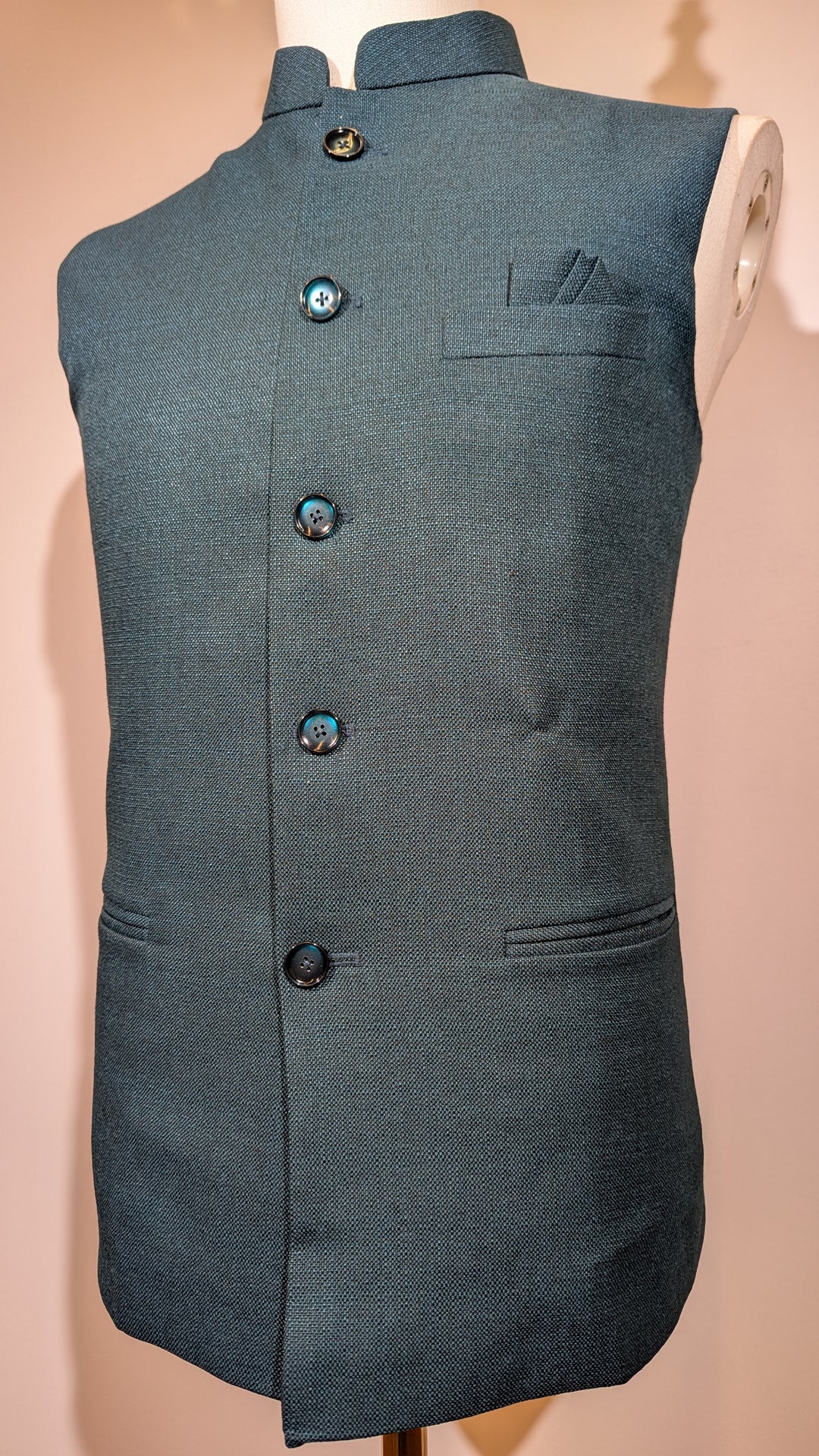 Dark Green Fancy Vest