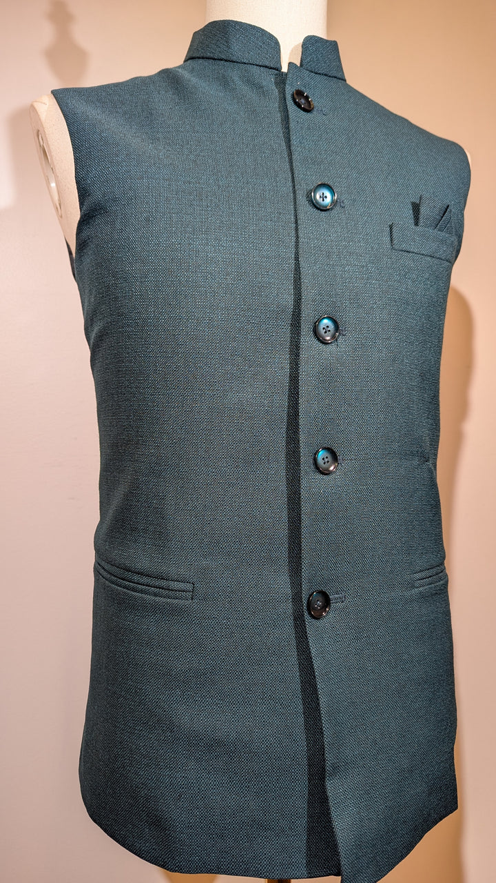 Dark Green Fancy Vest