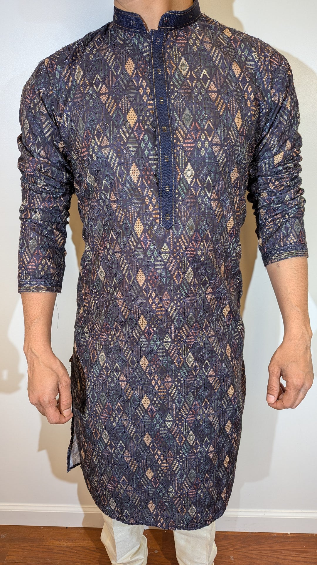 Navy Blue Fancy Kurta