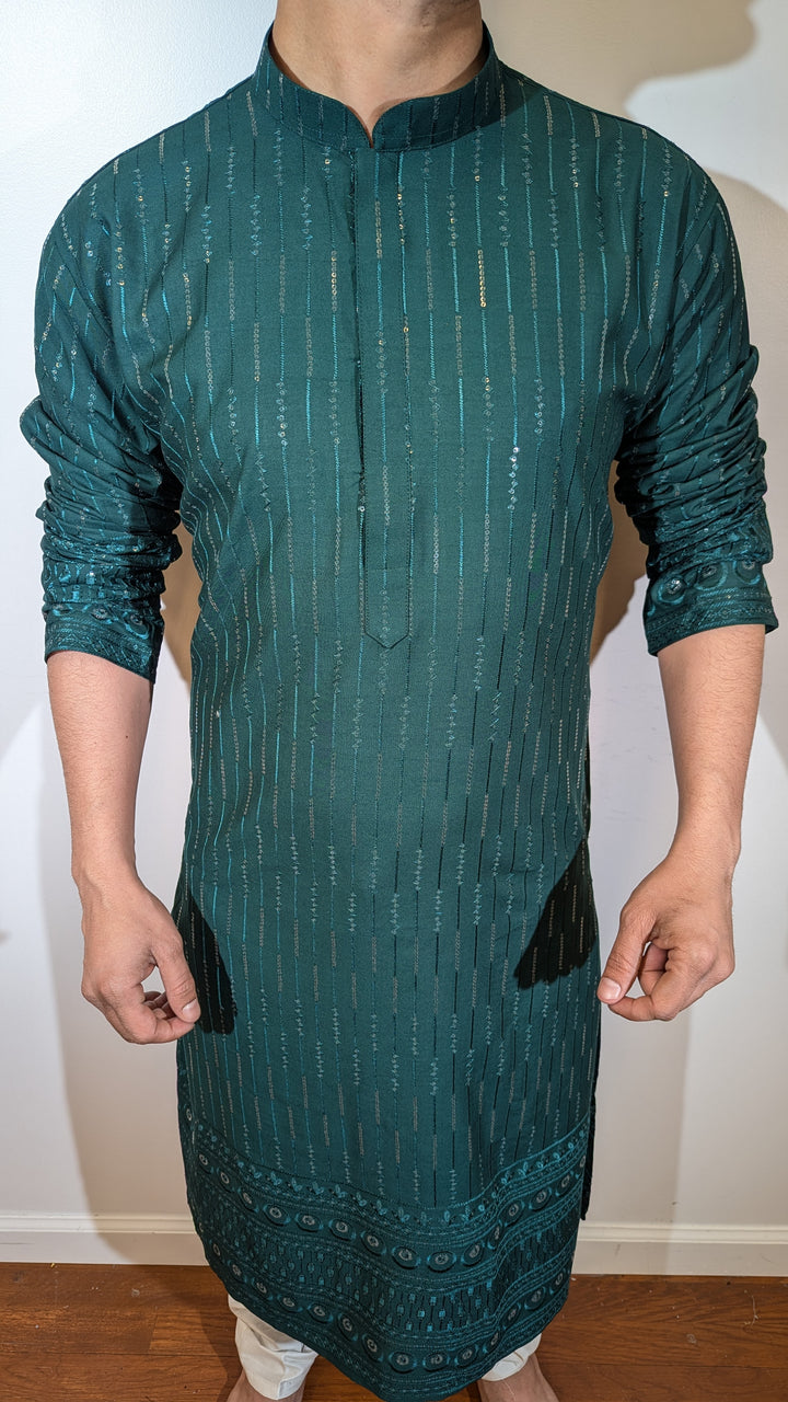 Dark Green Fancy Kurta