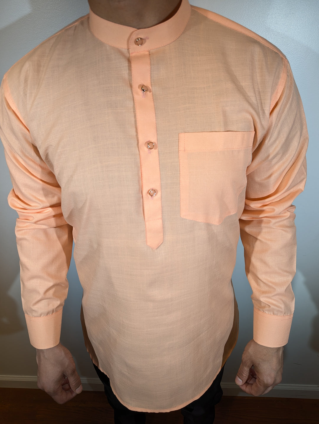 Light Peach Short Kurta
