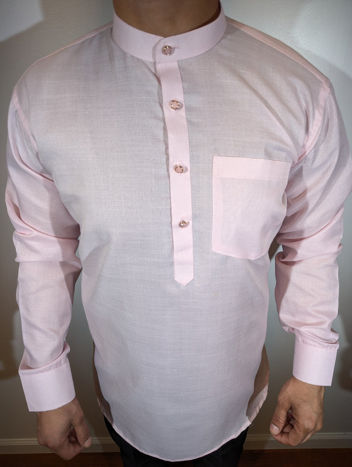 Light Pink Short Kurta