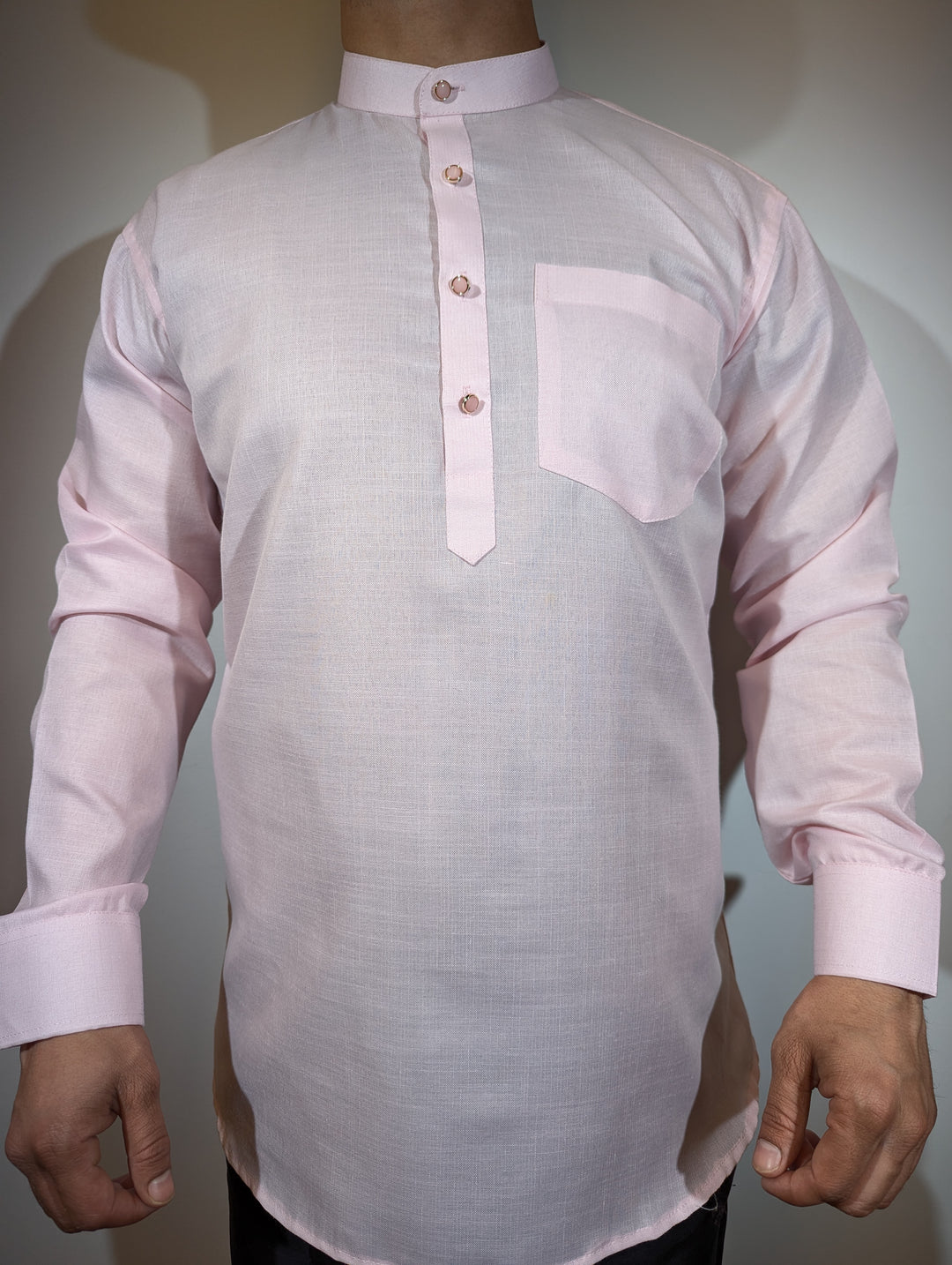 Light Pink Short Kurta