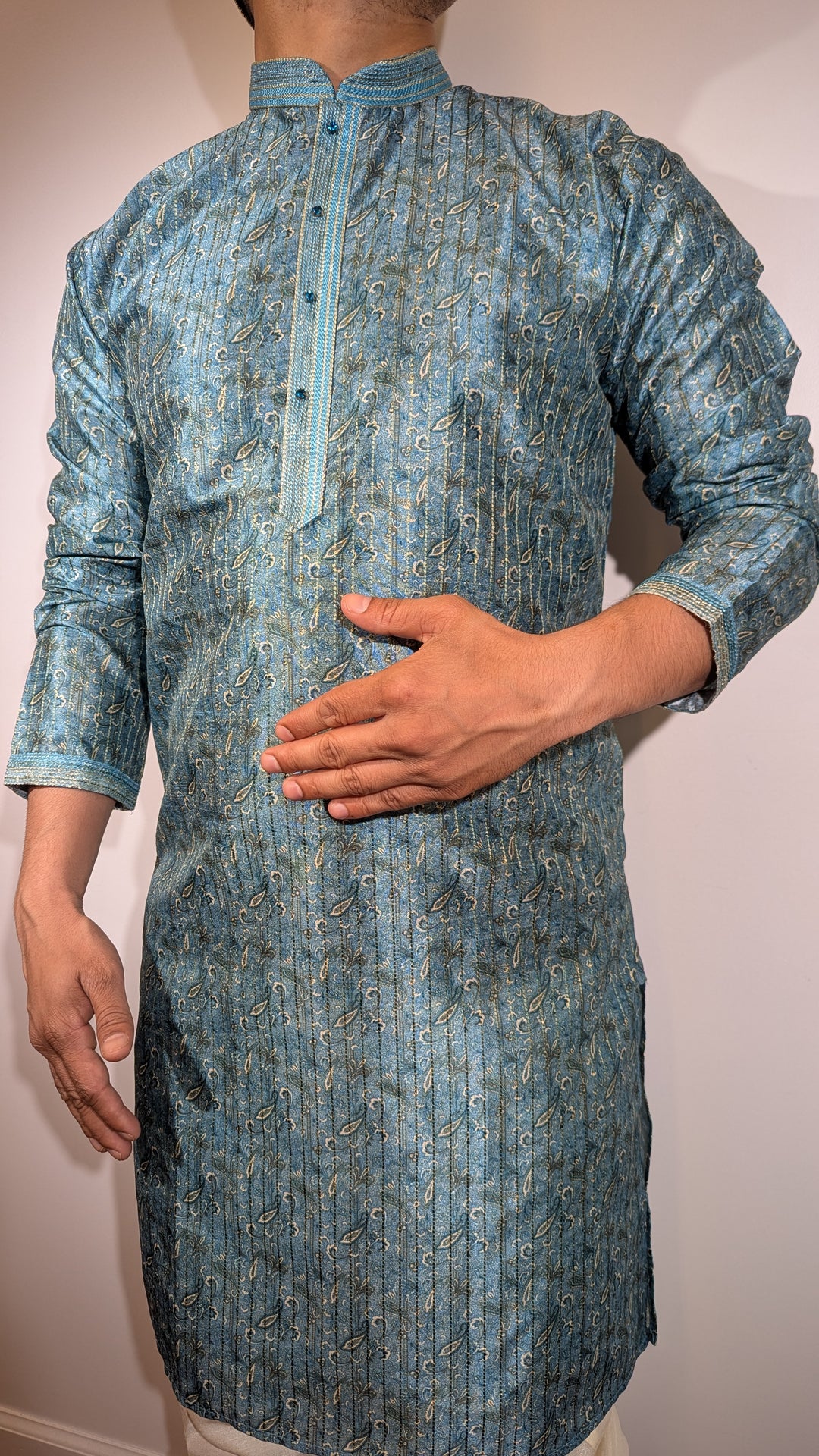 Seafoam Fancy Kurta