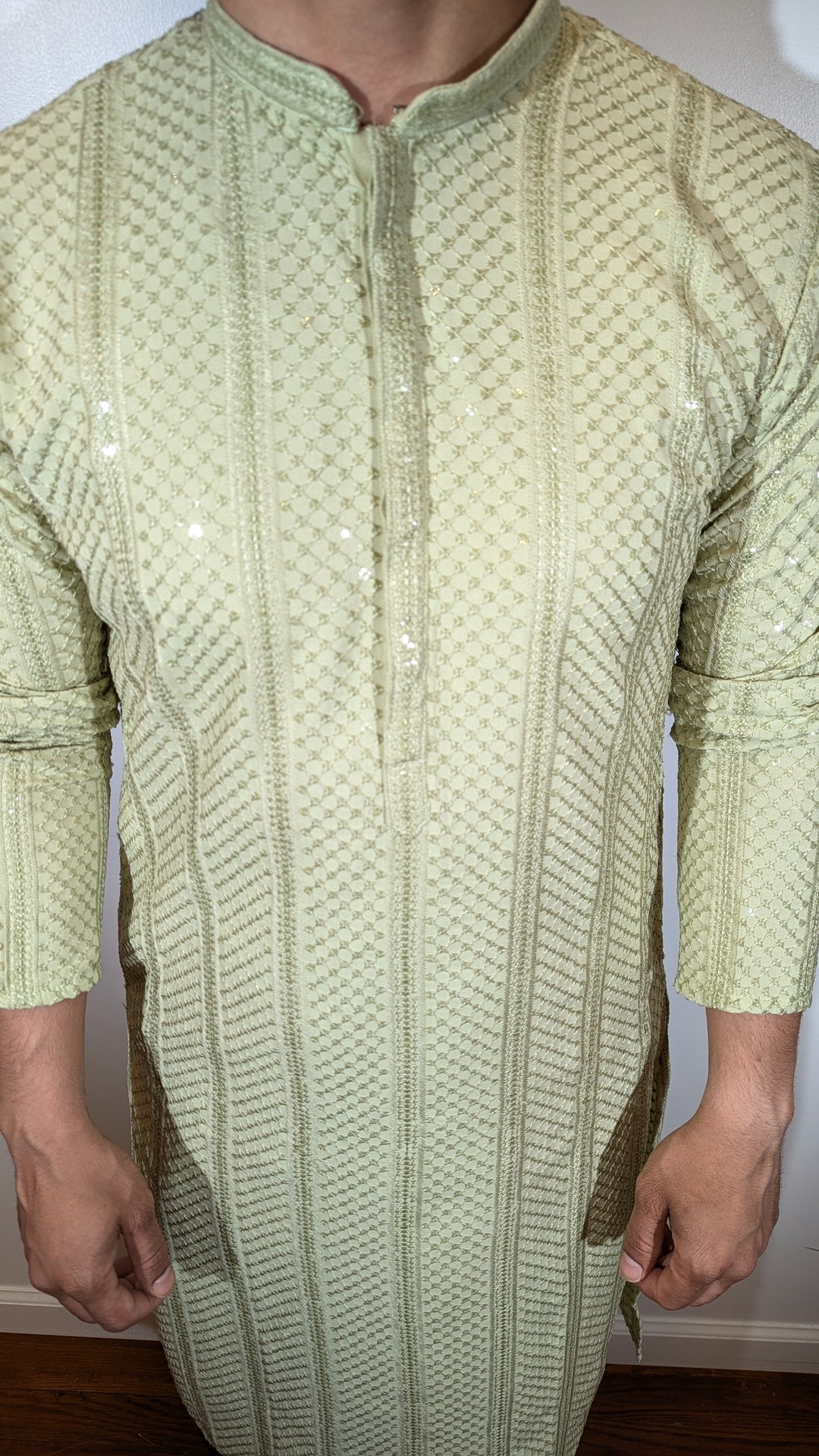 Light Green Chikan Kurta