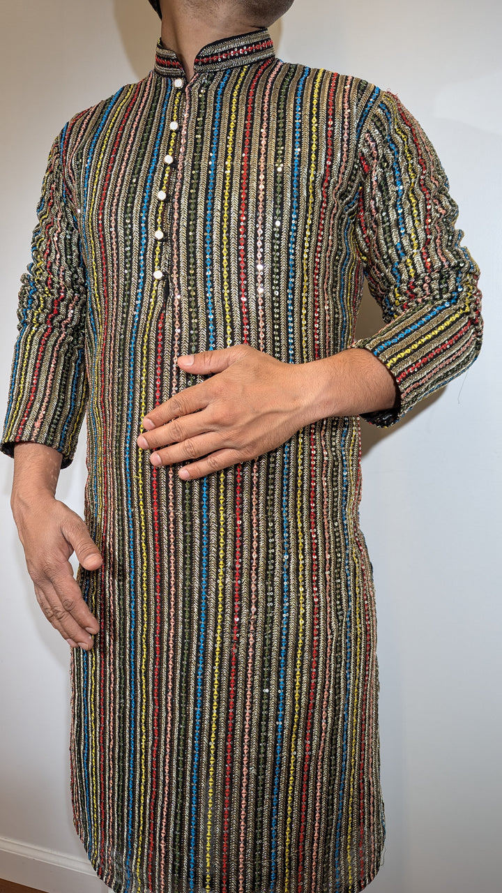 Black Fancy Kurta